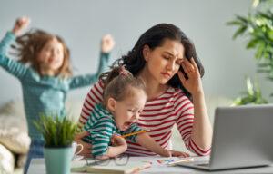 Emotional stress of working mothers raising children